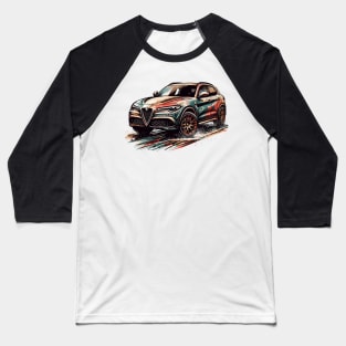 Alfa Romeo Stelvio Baseball T-Shirt